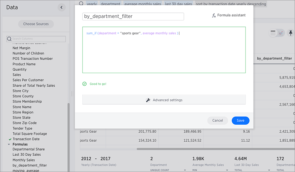 filtered agg forms