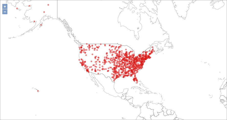 geo bubble chart example