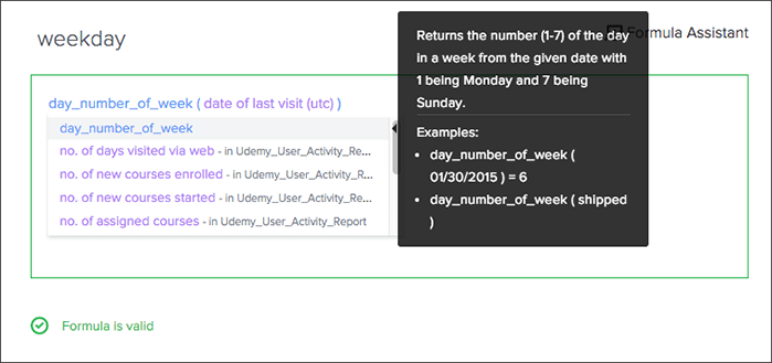 modify formula