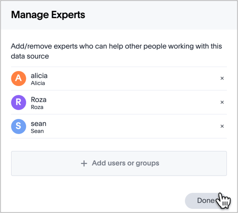 add experts done