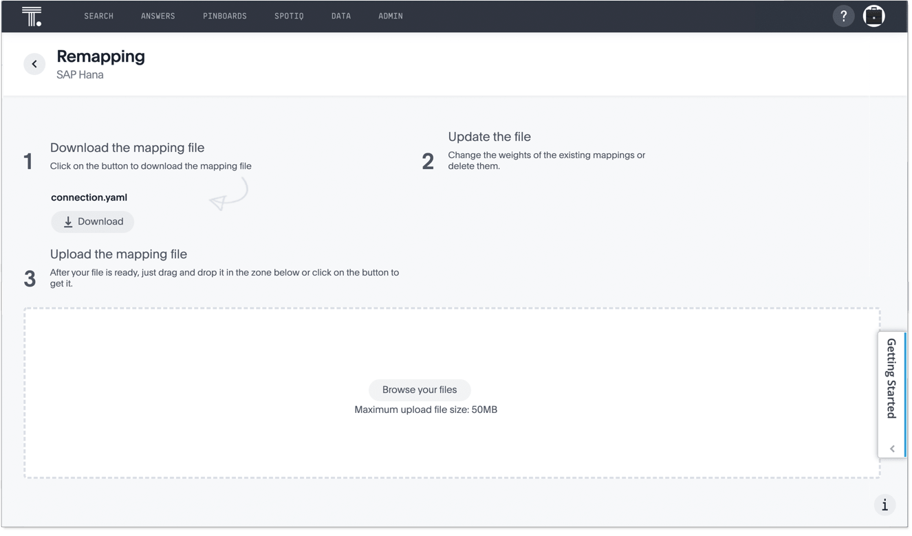 Download the source mapping file