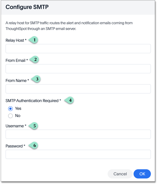 Configure SMTP