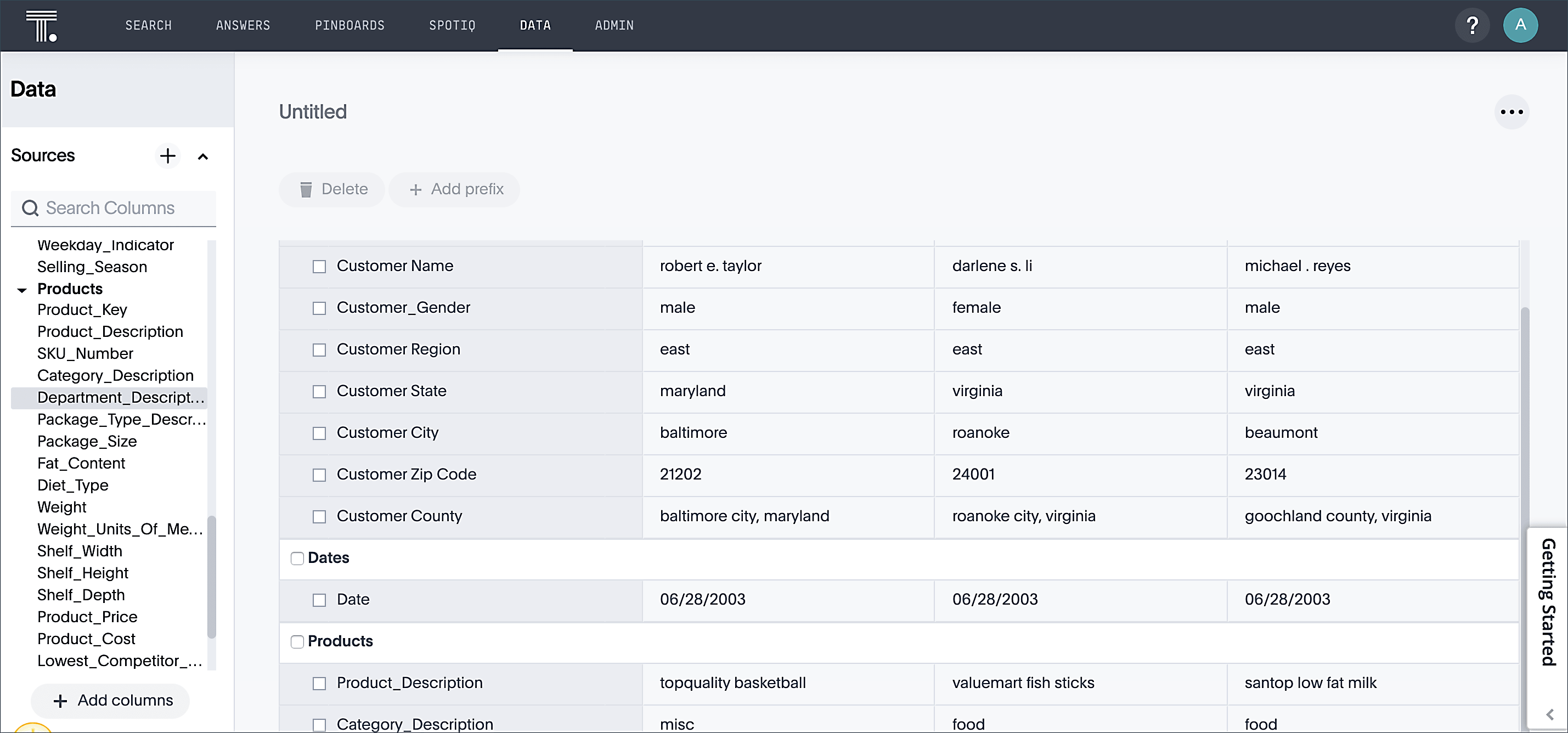 partner connect columns worksheet