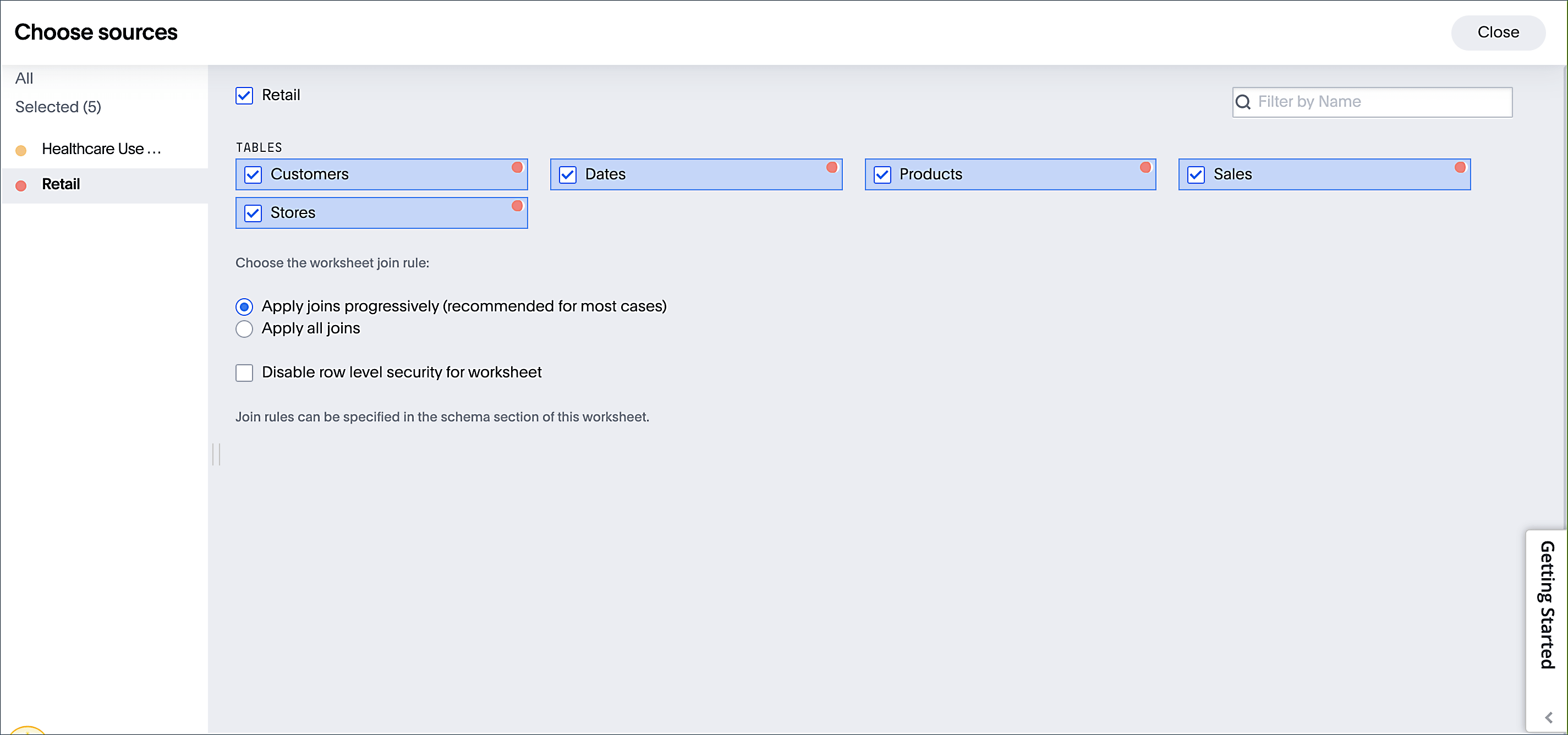 partner connect tables worksheet