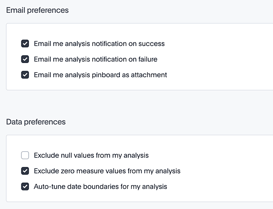 update preferences