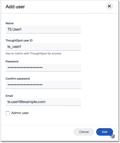 Add a user to DataFlow