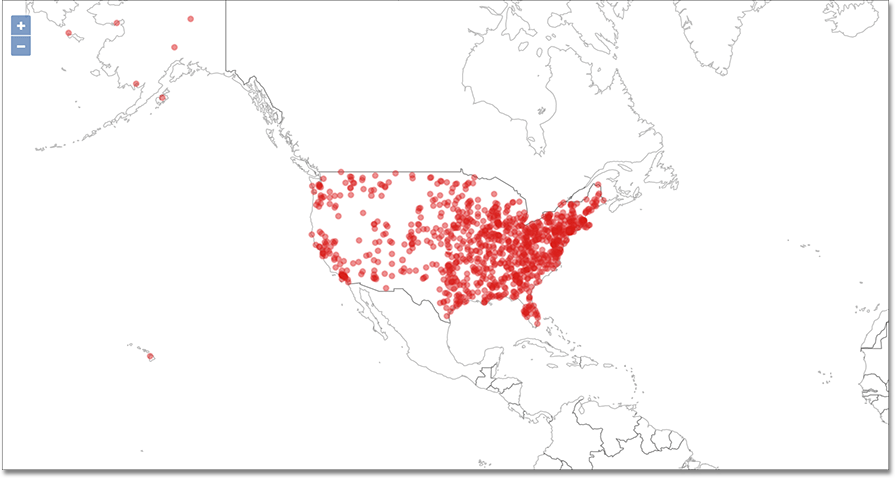 geo bubble chart example