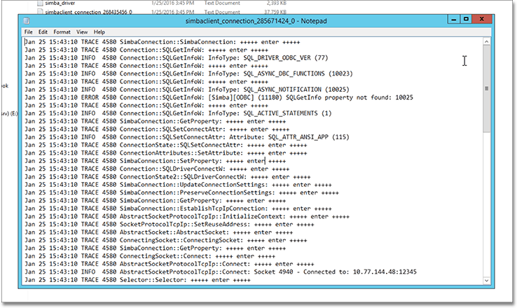 ssis trace log