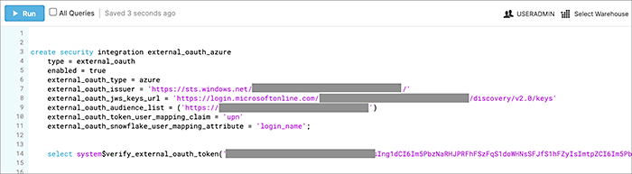 snow sec int example