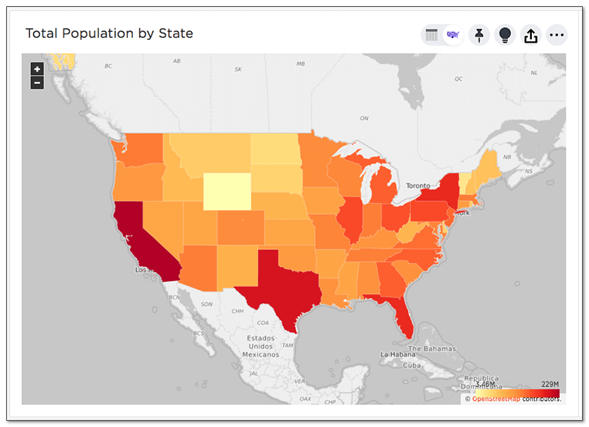 state level geo area chart