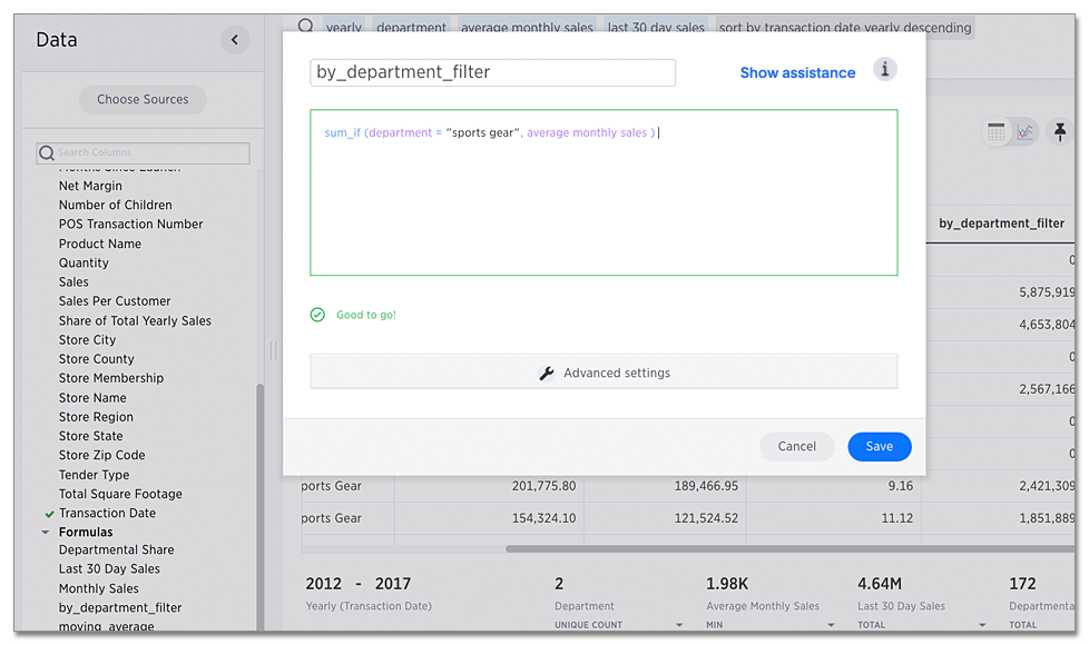 filtered agg forms