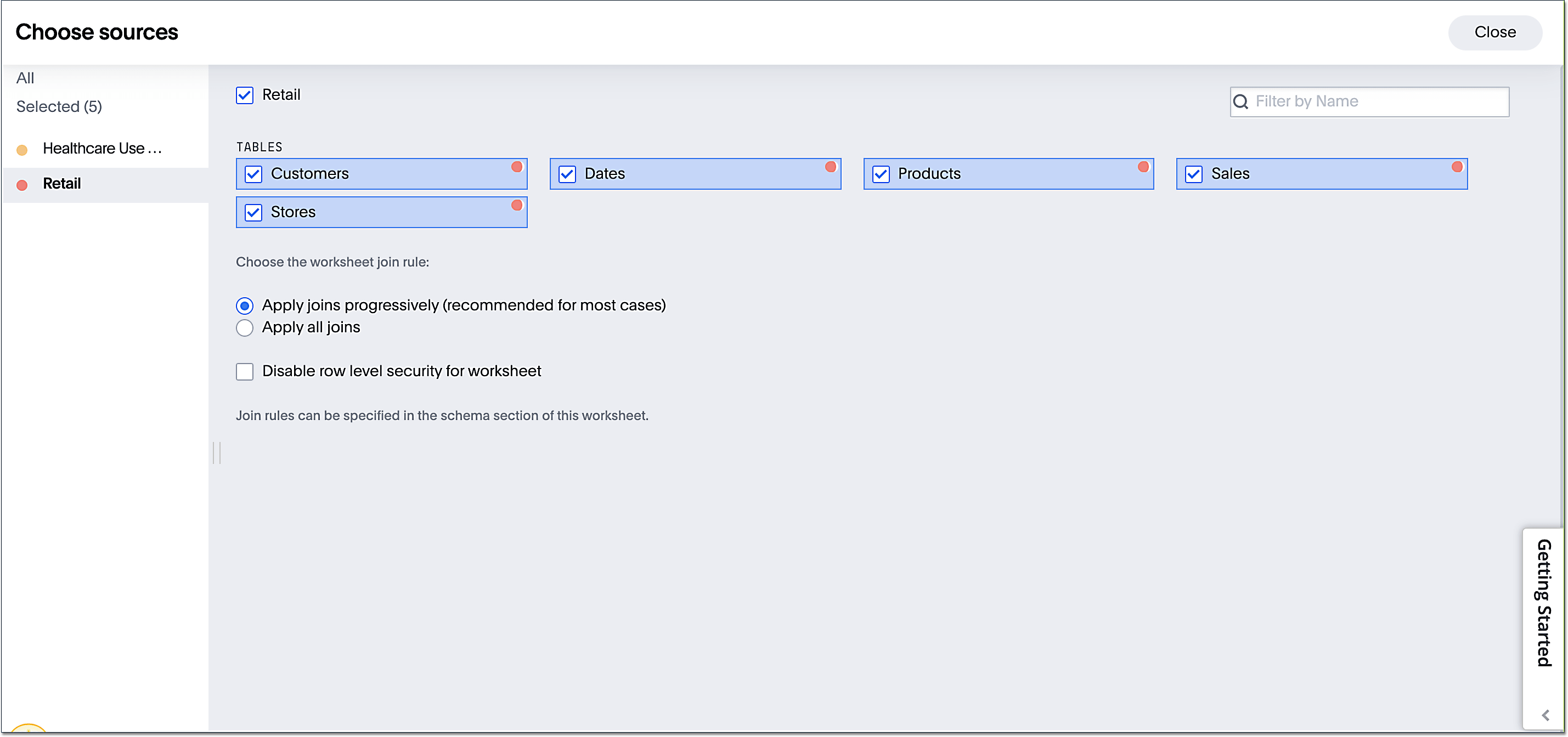 partner connect tables worksheet