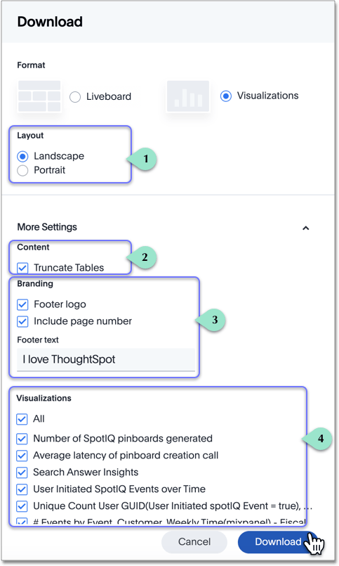 PDF export as Visualizations