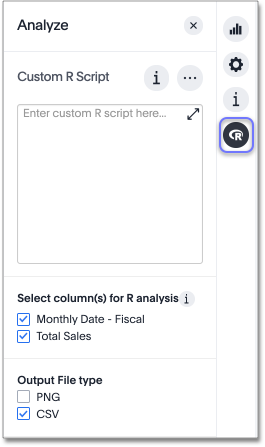 r script dialog