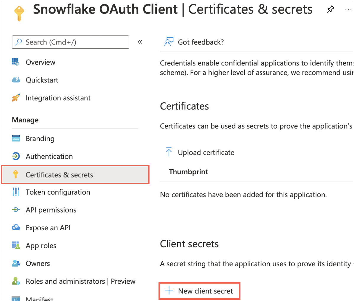 snow certs secr